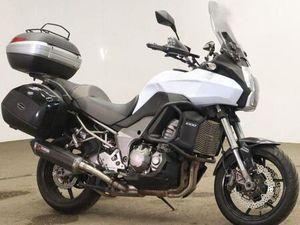 2012 12 KAWASAKI KLZ 1000 ACF VERSYS KLZ1000 LUGGAGE WHITE ADVENTURE TOURER