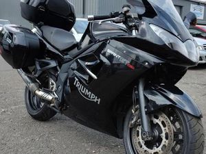 2014 14 TRIUMPH SPRINT GT1050 ABS GT 1050 TOURER BLACK FULL LUGGAGE NEW MOT ST