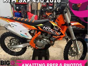 KTM SXF 450 2018 - ENGINE REBUILD, REAR SHOCK UPGRADED, FRESH FRONT FORK SERVICE