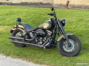 HARLEY DAVIDSON SOFTAIL SLIM S OLIVE GOLD 2016 - 4600KM