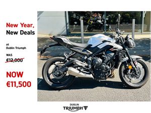 NEW YEAR, NEW DEALS: TRIUMPH STREET TRIPLE R