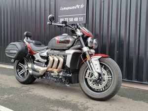 TRIUMPH ROCKET 3 GT 2021 2500 CM3 | MOTO ROADSTER | 14 420 KM | BORDEAUX | 72230 RUAUDIN