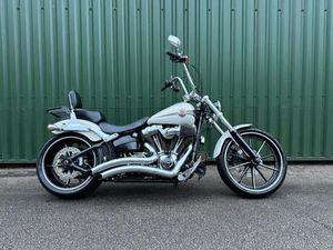 HARLEY-DAVIDSON BREAKOUT 103 FXSB 1690 CC 2014 WHITE 21K V AND H PIPES