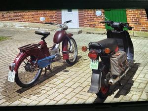 3 STÜCK SIMSON SR50 MIT 4 GANG MOTOR AUS S51 UND 1 STÜCK SR2