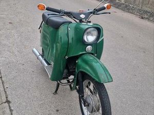 SIMSON SCHWALBE KR51/2 E – BILLIARDGRÜN – MIT ANHÄNGERKUPPLUNG