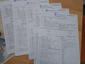 EINIGE PAPIERE FÜR VESPA UND PIAGGIO GEGEN GEBOT ZU VERKAUFEN !