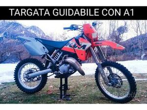 KTM 125 2000 EXC 2 TEMPI 2T ENDURO TARGATA PAT A1
