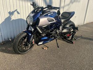 DUCATI DIAVEL WHITE STRIPE AMG /CHROMO