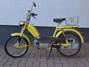 KREIDLER MOFA MF2 SIGNALGELB 1975 RESTAURIERT ORIG. PAPIERE +HEFT