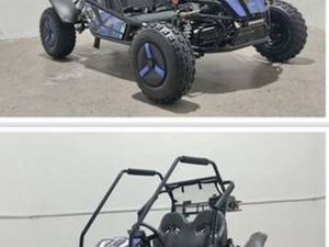 KIDS 2 SEATER 125 CC GO KARTS, OIL COOLED, AUTOMATIC BLUE VEGA IMPORTS