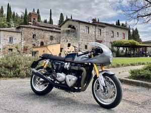 TRIUMPH THRUXTON THRUXTON 1200 R CAFE RACER ARGENTO