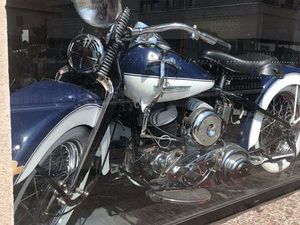 HARLEY-DAVIDSON WL 750 FLATHEAD 1942 BLU/AZZURRO