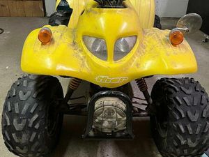 GELBES QUAD ATV KINDERQUAD 4-RAD FAHRZEUG
