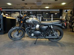 TRIUMPH BONNEVILLE T 100 BLACK 2021 900 CM3 | MOTO CUSTOM | 5 168 KM | MARRON | 06000 NICE