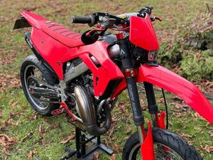 HONDA HM CRM 125 2 TAKT SUPERMOTO NEU AUFGEBAUT, TAUSCH MÖGLICH