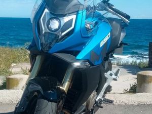CFMOTO 650 MT ATHEN BLUE SIDE BOX