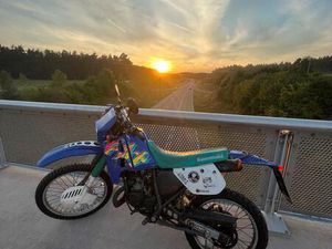 KAWASAKI KMX 125 B INKL. ZWEITEM RADSATZ UND UNMENGEN AN ZUBEHÖR