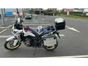 AFRICA TWIN DCT CRF 1000 L - TOP CASE VALISES HONDA - 2ND ALARME AJOUTÉE - POIGNÉES CHAUFFANTES - CRASH BARS - FEUX LED