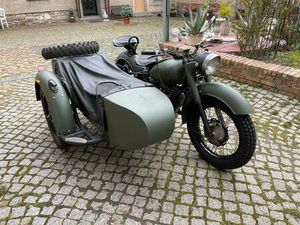 DNEPR K 750 GESPANN OLDTIMER DEUTSCHE PAPIERE