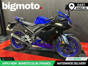 YAMAHA R125 FINANCE SPECIALISTS APPLY NOW LOW RATE FINANCE DELIVERY AVAILABLE 124 CC