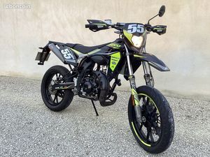 SHERCO 50 CC SM-R SILVER D’ORIGINE ET BRIDÉ + CONTRÔLE TECHNIQUE VIERGE