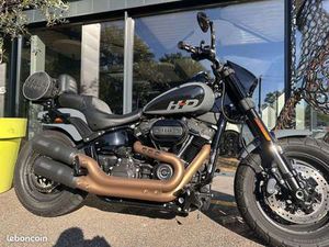 HARLEY-DAVIDSON FXFBS 114 , GARANTIE 12 MOIS GUNSHIP GRAY SILENCIEUX VANCE & HINES SISSY BAR CLIGNOTANT RIZOMA CLUB S