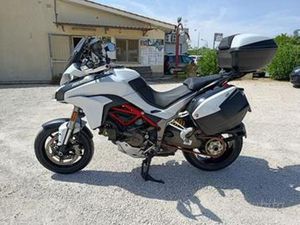 DUCATI MULTISTRADA 1200 S WHITE BORSE LATERALI + B