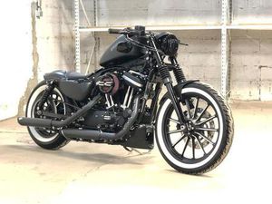 ② HARLEY IRON 883 BOBBER CUSTOM FULL BLACK 1500KMS