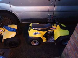 2 X SUZUKI LT 50S CAN SPLIT.