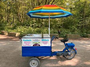 PIAGGIO CIAO PORTER - EISVERKAUF MOPED RESTAURIERT