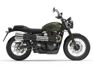 2017 TRIUMPH STREET SCRAMBLER MATTE KHAKI GREEN