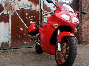 TRIUMPH SPRINT ST 955, FELGEN GEPULVERT, KOFFER, KELLERMANN 3IN1