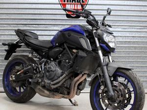 2018 68 YAMAHA MT07 MT-07 ABS 700 TRADE SALE 39K NEW MOT AKRAPOVIC BLUE CAT N