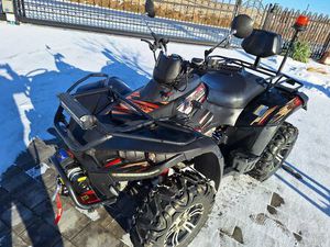 QUAD LINHAI 500 4X4 AUTOMAT, ZAREJESTROWANY, WCIĄGARKA, NISKI PRZEBIEG CIĘŻKOWICE