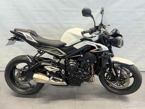 TRIUMPH 765 STREET TRIPLE R ABS 2025 / 1ÈRE MAIN / 4 100 KMS / BRIDÉE 48 CV PERMIS A2