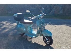 SCOOTER ÉLECTRIQUE E-RETRO EASY WATTS BLEU