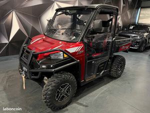 POLARIS RANGER 900 XP 875 CM3 VARIATEUR 3 PLACES ATTELAGE TREUIL 4X4 2013 SSV TVA BENNE BASCULANTE