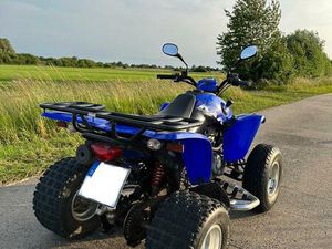 QUAD KYMCO KXR 250 BLAU TÜV 06/2026 8FACH BEREIFT