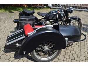 MOTOCYKL Z KOSZEM ZABYTEK BMW R60/2 / BMW R35 OSIOLEK / BMW R25/2 OLSZTYN