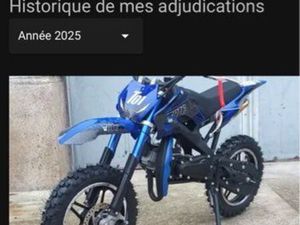 MOTO DE CROSS POUR ENFANT (DIRT BIKE)NEUVE, MODÈLE T01 BTC