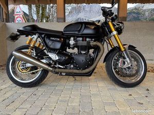 TRIUMPH THRUXTON R FULL BLACK TBE