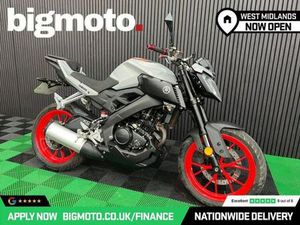 2019 19 YAMAHA MT-125 ABS FINANCE SPECIALISTS APPLY NOW