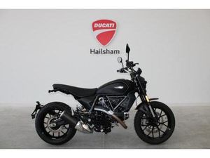 2025 DUCATI SCRAMBLER ICON DARK, NEW AND UNREGISTERED, BLACK