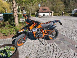 KTM 640 LC4 SUPERMOTO ENDURO MIT KICKSTARTER