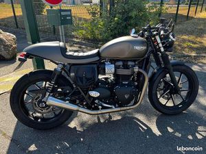 MOTO STREET TWIN TRIUMPH 900 A2 - TRÈS BON ÉTAT - ENTRETIEN À JOUR