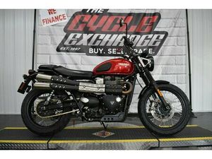 2019 TRIUMPH STREET SCRAMBLER CRANBERRY RED
