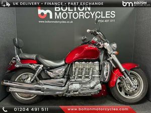 TRIUMPH ROCKET III TRIUMPH 111 MOTORCYCLE RED CUSTOM CRUISER 2000 CC