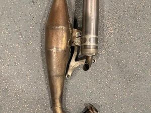 MALOSSI TEAM AUSPUFF RARITÄT SEHR SELTEN ZIP SP PIAGGIO NRG