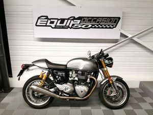 TRIUMPH THRUXTON 1200 R 2016 1200 CM3 | MOTO ROADSTER | 24 439 KM | GRIS | 50180 AGNEAUX