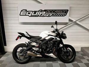 TRIUMPH STREET TRIPLE 765 R 2023 765 CM3 | MOTO ROADSTER | 2 120 KM | BLANC | 50180 AGNEAUX